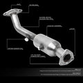 OE Style Rear Catalytic Converter Manifold Assembly for Honda CR-V (2002–2006)