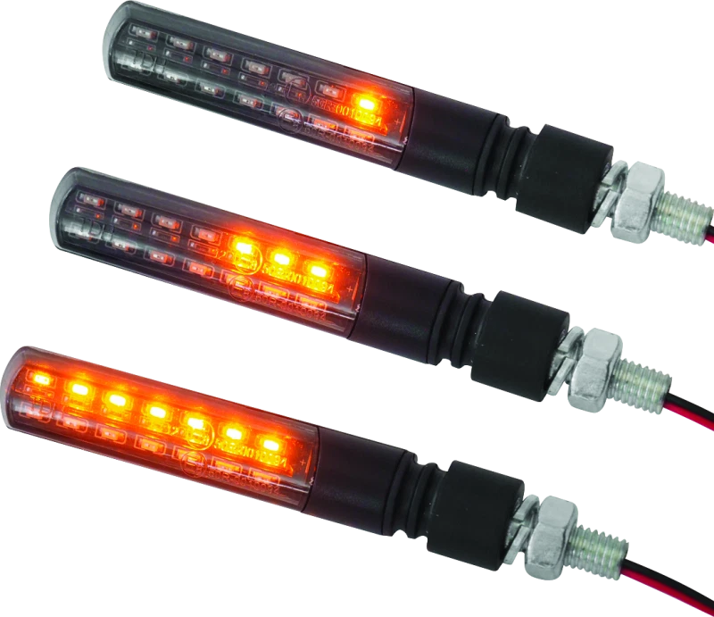 BikeMaster Sequential Rear Turn Signal with 14 LEDs for Powersports Vehicles