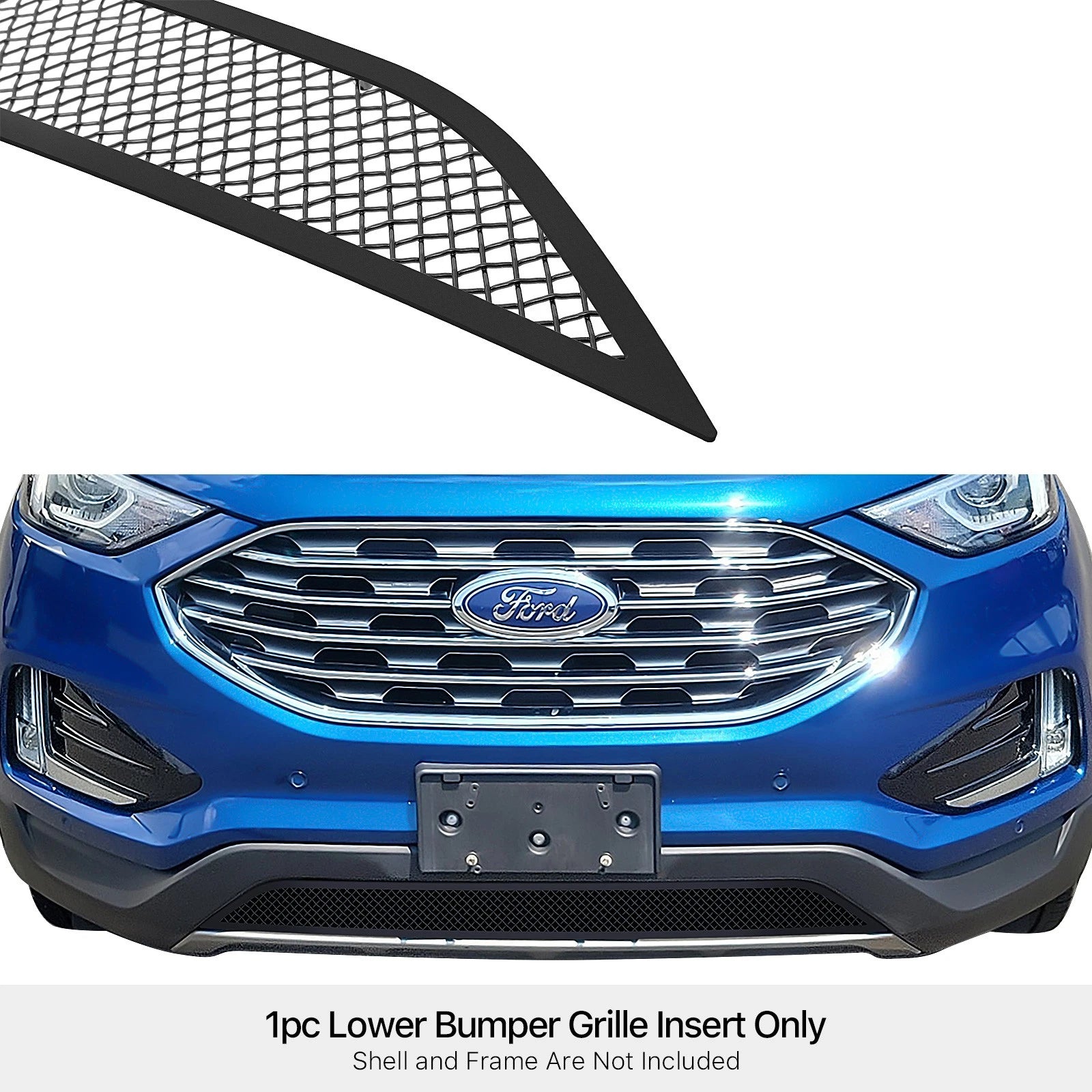 Stainless Black Mesh Grille Insert for Ford Edge (2019-2022)
