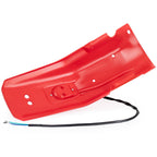Red Rear Fender & Taillight for Honda XR250R XR600R XR650L XR350R XR250L (1985–2024)