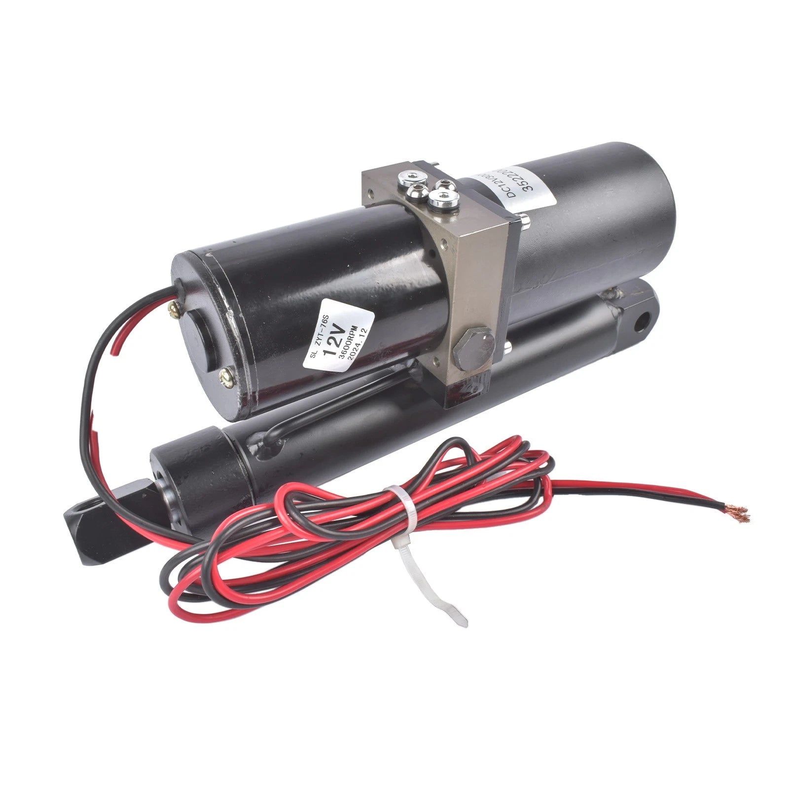 Hydraulic Linear Actuator for Universal Applications (12V, 8" Stroke)