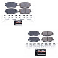 PowerStop Front Rear Carbon-Fiber Ceramic Brake Pad Kit for Tucson Sportage (2016–2022)