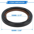 1 x Front Crankshaft Oil Seal for BMW X3 X5 Main Seal