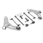 Set of 10 Front Lower Control Arms Sway Bars Tie Rods for Jeep Cherokee (2014-2018)