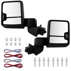 Power Heated Mirrors with Signal & Temp Sensor for Chevy Silverado 1500 (2019–2022)