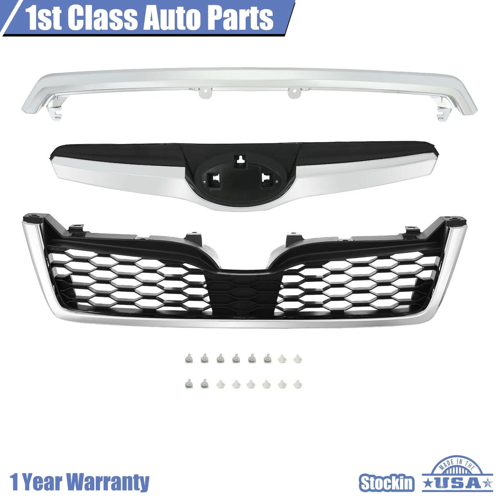 Front Chrome Grille Assembly for Subaru Forester (2014-2018)