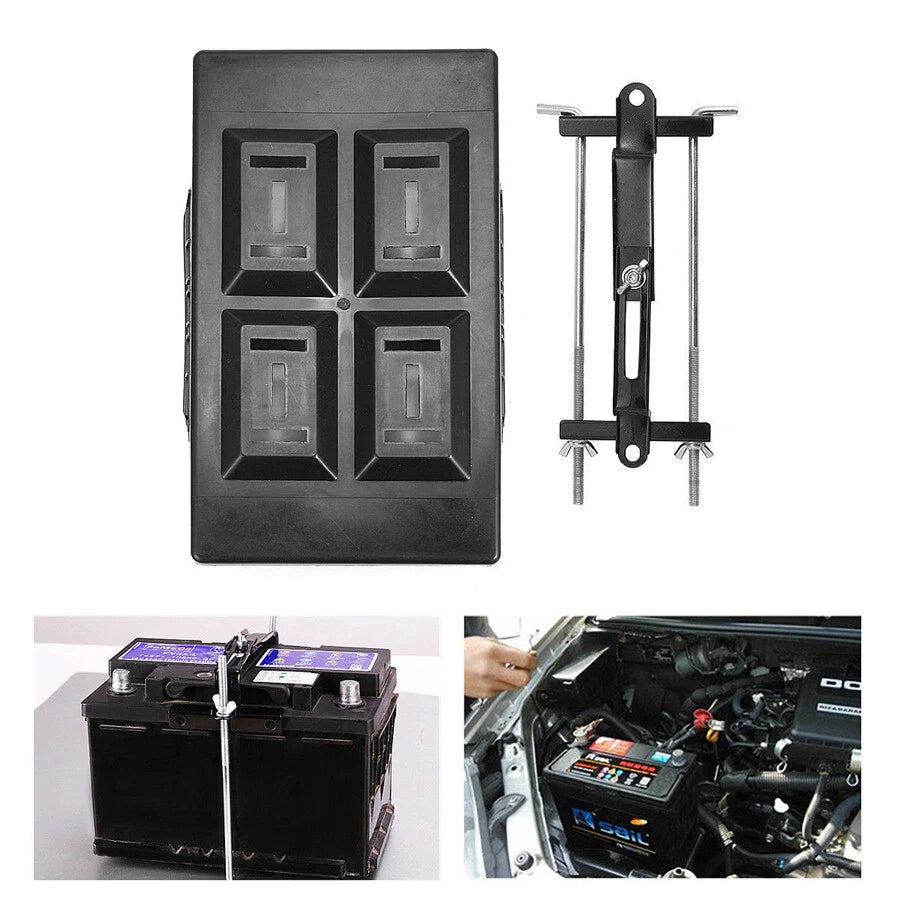 Battery Holder & Clamp for Car Auto Storage - AU Stock (Fits Various Models)