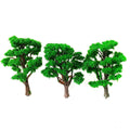 10Pcs Micro Trees for Model Train Railway Layout HO Scale