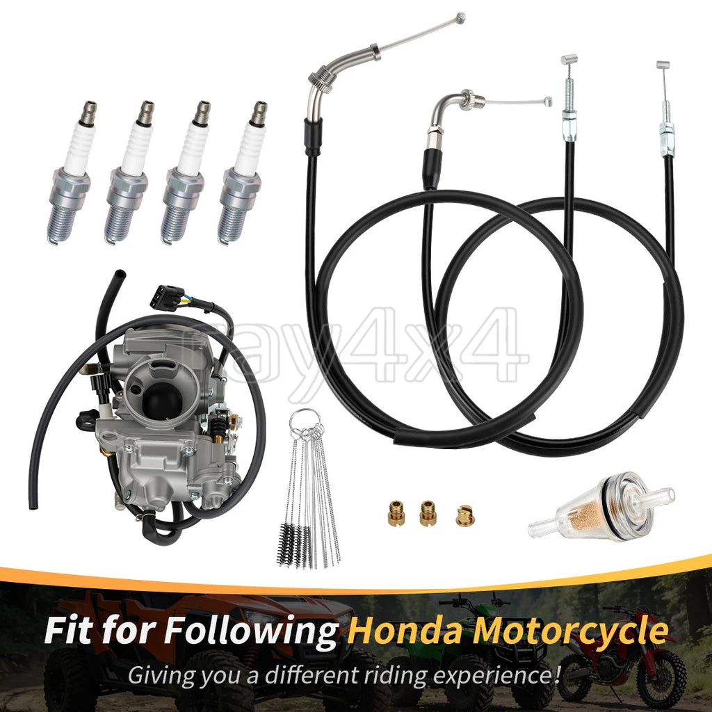 Carburetor Assembly w/ Throttle Cable for Honda VT750C Shadow Aero 750 (2004–2009)