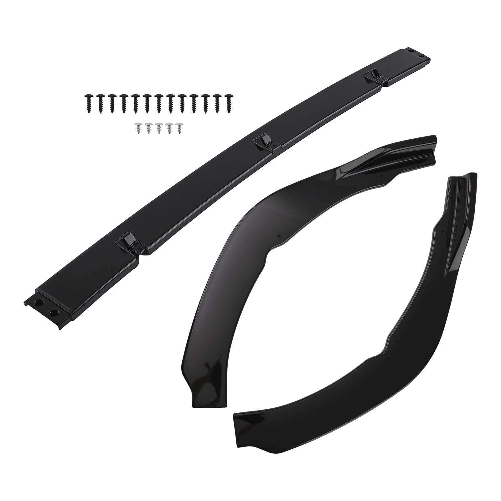 Front Protection Kit for Toyota Camry SE XSE (2018–2023) Black Plastic Splitter Lip