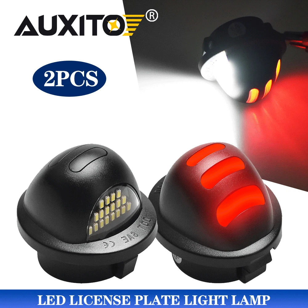 2X LED License Plate Light Lamps for Ford F150 F250 F350 (1999–2016)