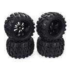 Set of 4 Wheels Tires for HPI Savage XS TM Flux Racing (1/10)