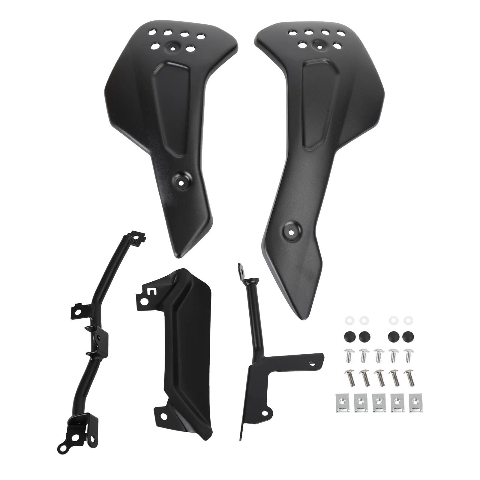 Lower Engine Belly Protection Plates for Triumph Trident 660 (2021) Black T9
