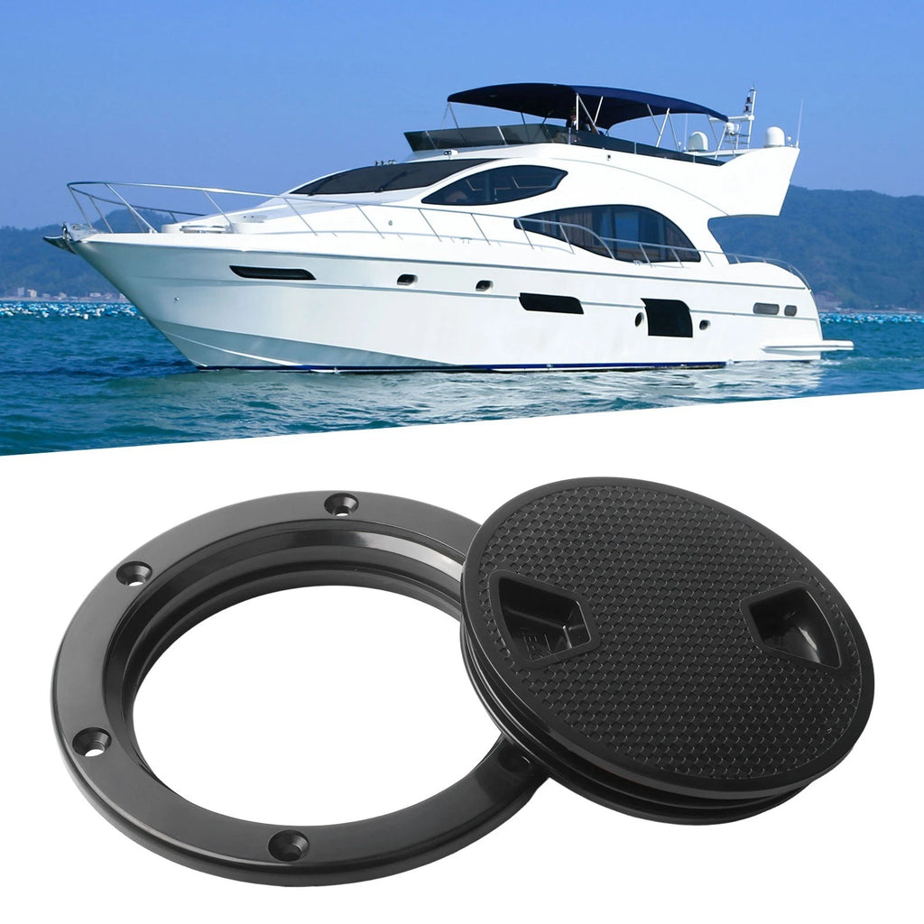 Round Marine Inspection Hatch for Wet Conditions