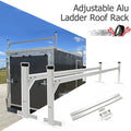 Adjustable Aluminum Roof Ladder Rack Bracket for Enclosed Trailers (Any Year)
