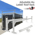 Adjustable Aluminum Roof Ladder Rack Bracket for Enclosed Trailers (Any Year)