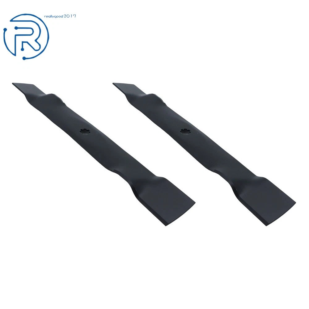 Set of 2 Steel Mulching Blades for John Deere 42"