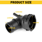 Coolant Pipe Hose Connector for Volkswagen Passat Jetta Beetle (2006â2019)