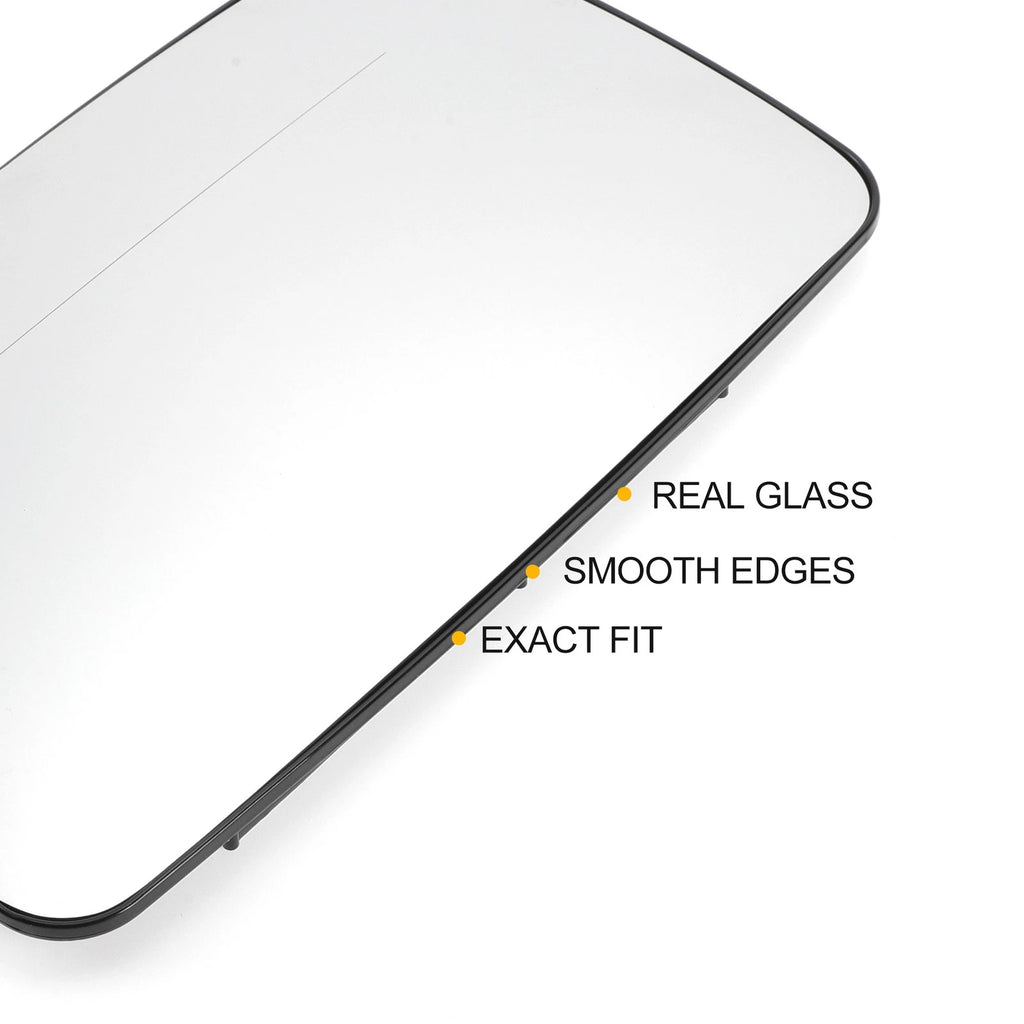 Left Upper Heated Mirror Glass for Mercedes Sprinter (1995–2006)