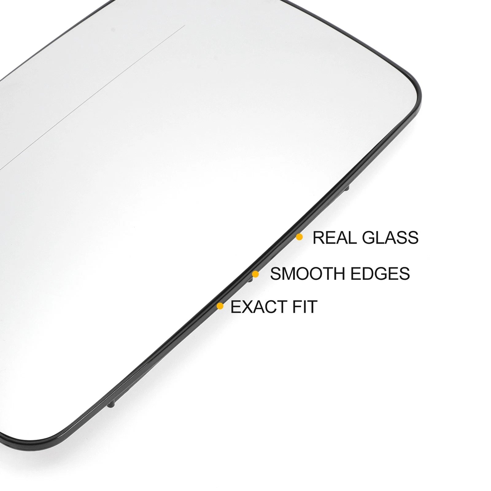 Left Upper Heated Mirror Glass for Mercedes Sprinter (1995–2006)