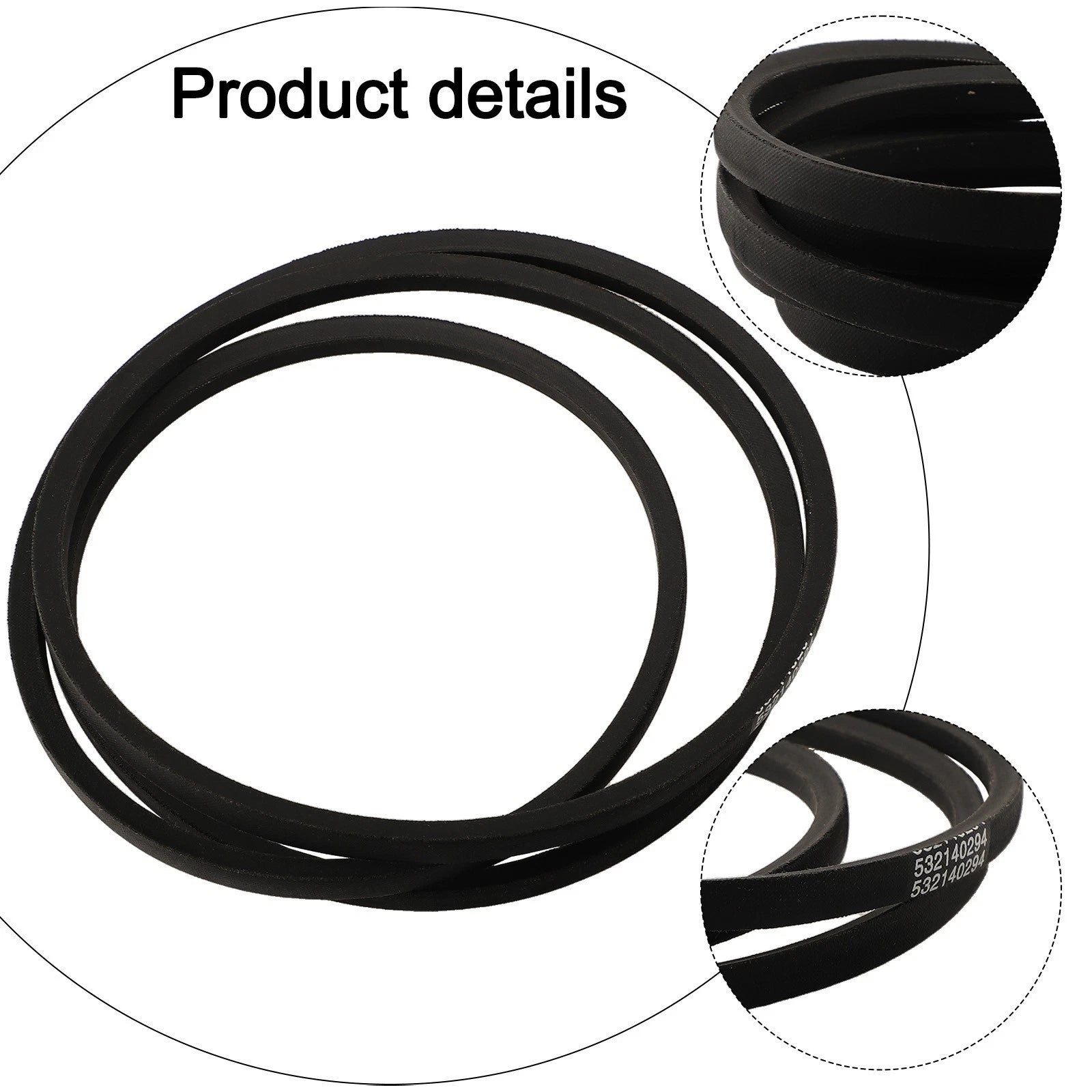 Ground Drive Belt 1/2 inch x 82 inch for Craftsman Tractor