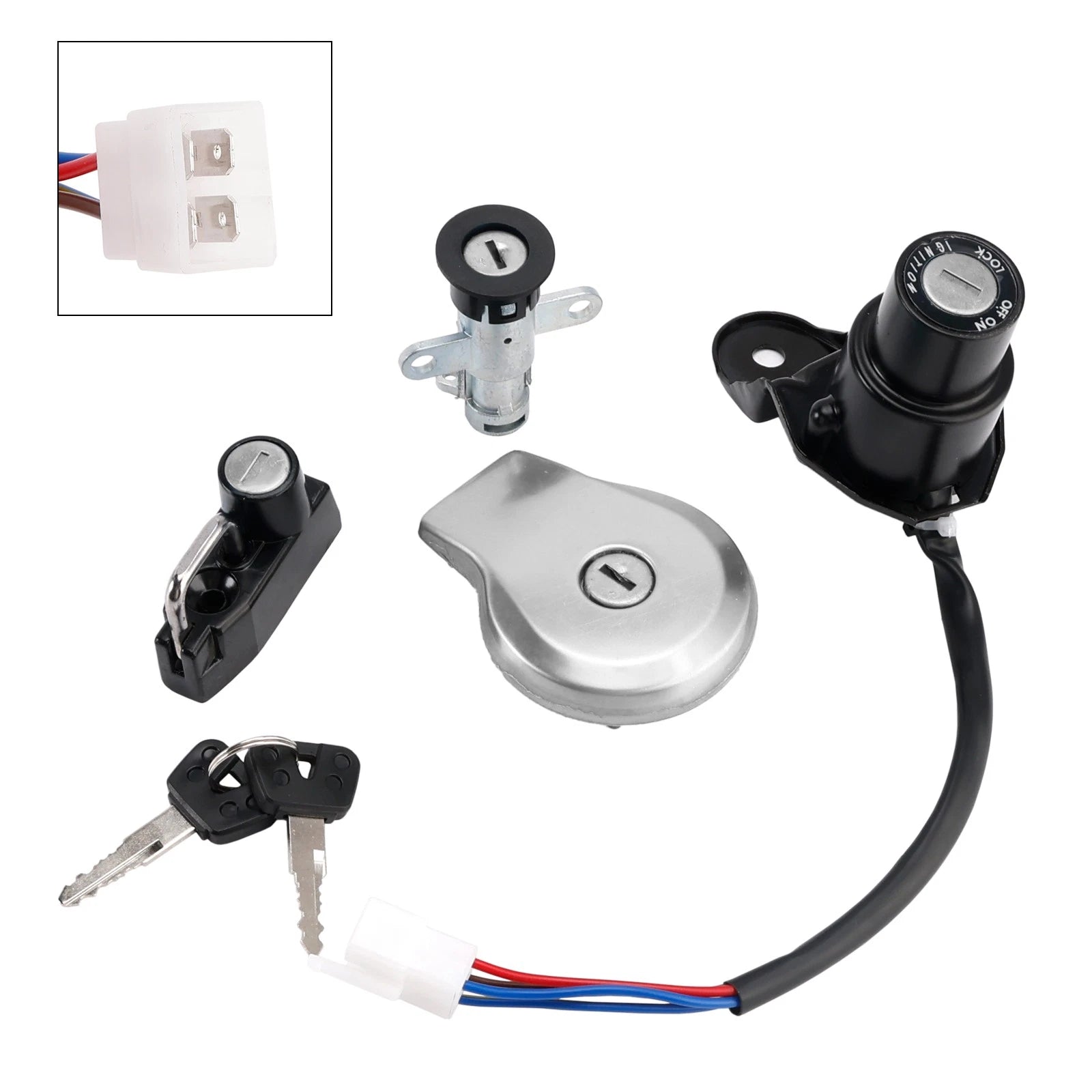Ignition Key Switch Set for Yamaha XV 535 Virago (1988–2004)