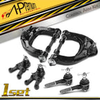 6X Front Control Arm, Tie Rod End & Ball Joint for Mitsubishi Montero 