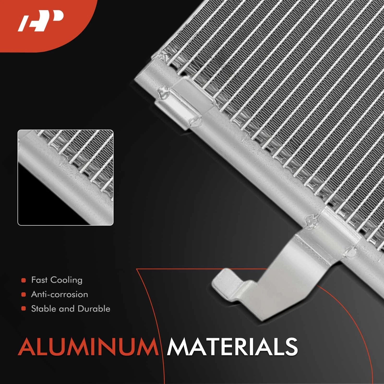 A/C Condenser with Bracket for BMW E30/E36 325i 325is (1982-1994)