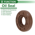 Oil Seal FKM Rubber 14x30x7mm for Various Models (5 Pcs)