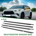 Set of 4 Weatherstrip Window Seal No.757100E060 for Toyota Highlander (2012–2015)