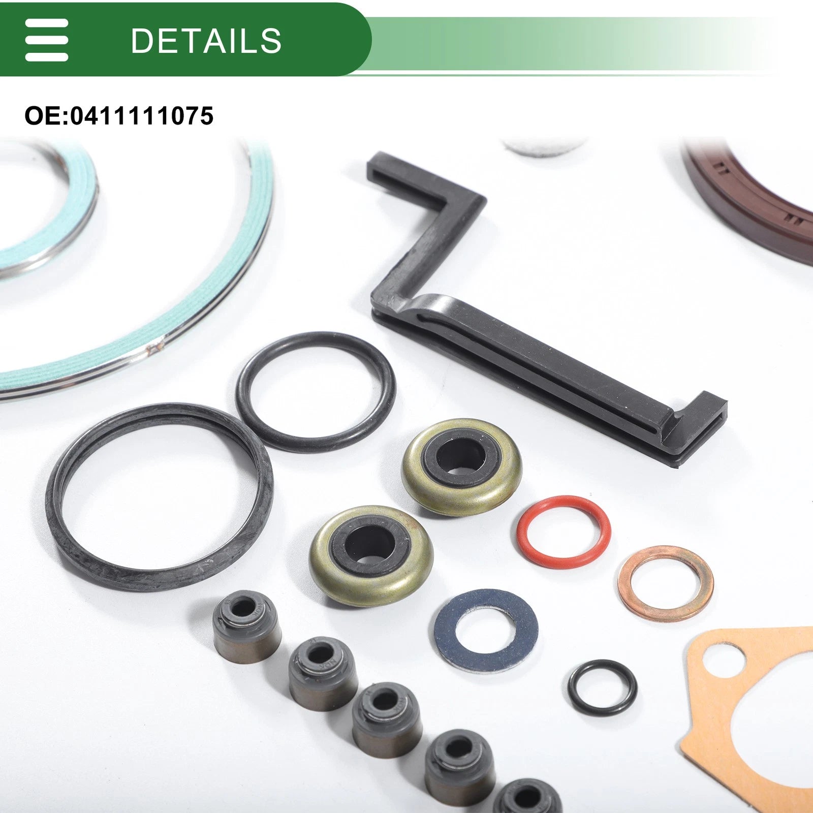 Cylinder Head Gasket Kit No. 0411111075 for Toyota 3E (Year Range)