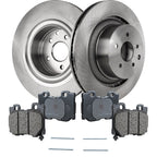 Brake Disc Rotors and Pads Kit for Nissan 370Z, Infiniti Q60, G37