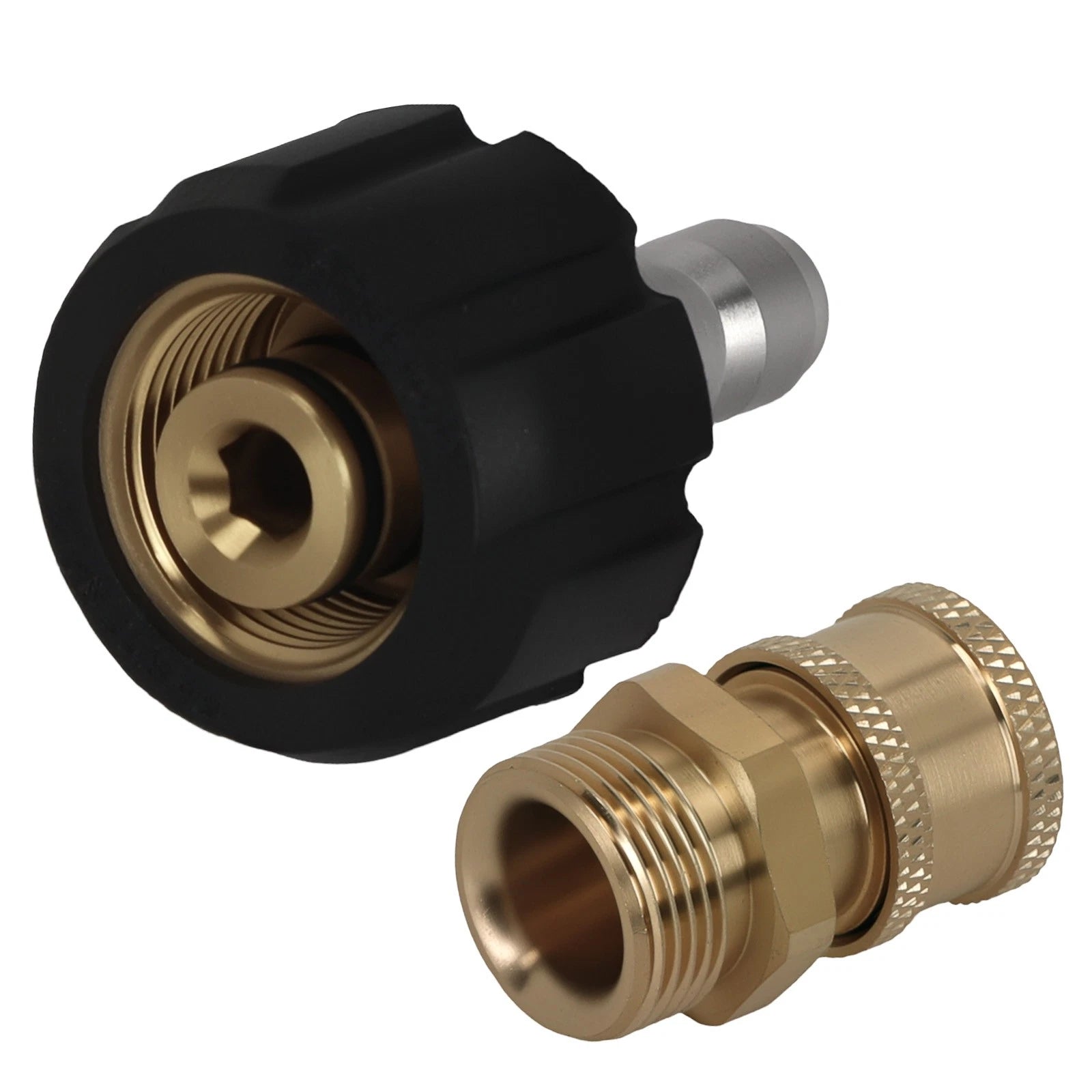 Brass Adapter for Pressure Washer Hose Quick Connect (5000–5000PSI)