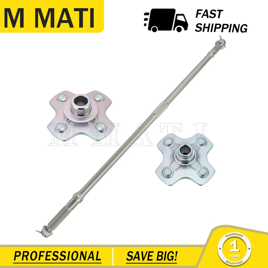 Rear Axle Shaft Wheel Hub for Honda TRX400FW Fourtrax Foreman 400 (1995–2003)
