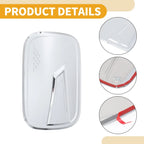 Fuel Tank Door Cap for Honda CRV 2017-2022 Gas Tank Flap Chrome Silver Tone