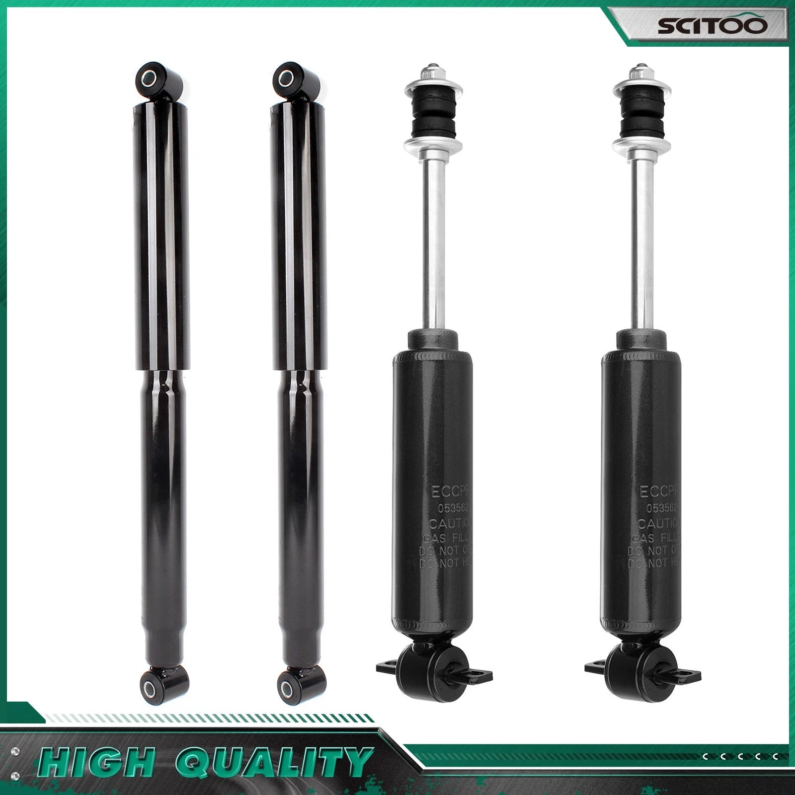 Set of 4 Shocks Struts for Dodge Dakota Durango 2WD (1997–2004)