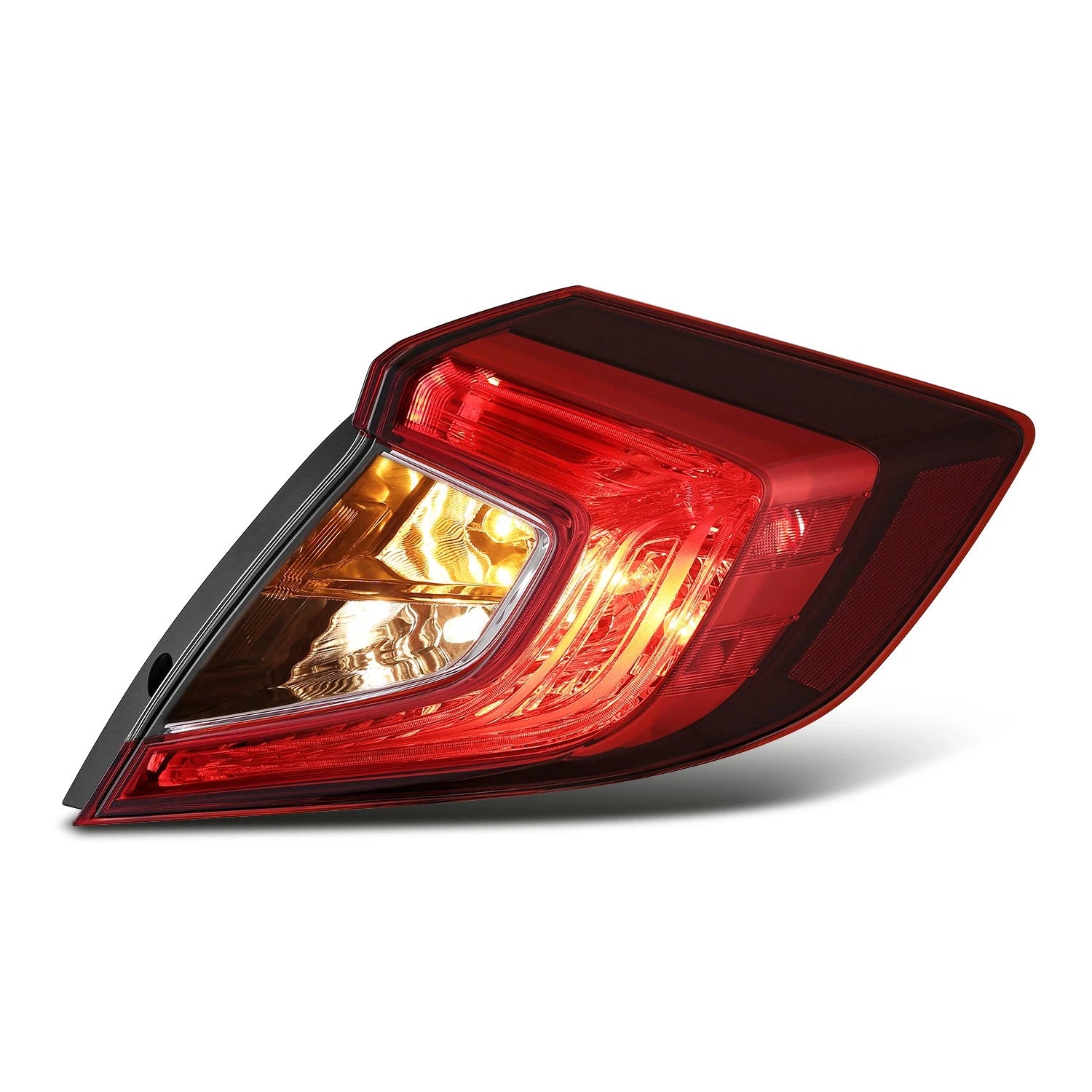 Rear Right Taillight Assembly for Honda Civic Sedan (2016–2021) Chrome Housing