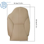 Leather Driver Top Seat Cover Tan for Dodge Ram 1500 2500 3500 SLT (1998–2002)