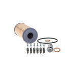 Wix Engine Oil Filter & Denso 6 Iridium Spark Plugs for W140 S320 (1992–1999)