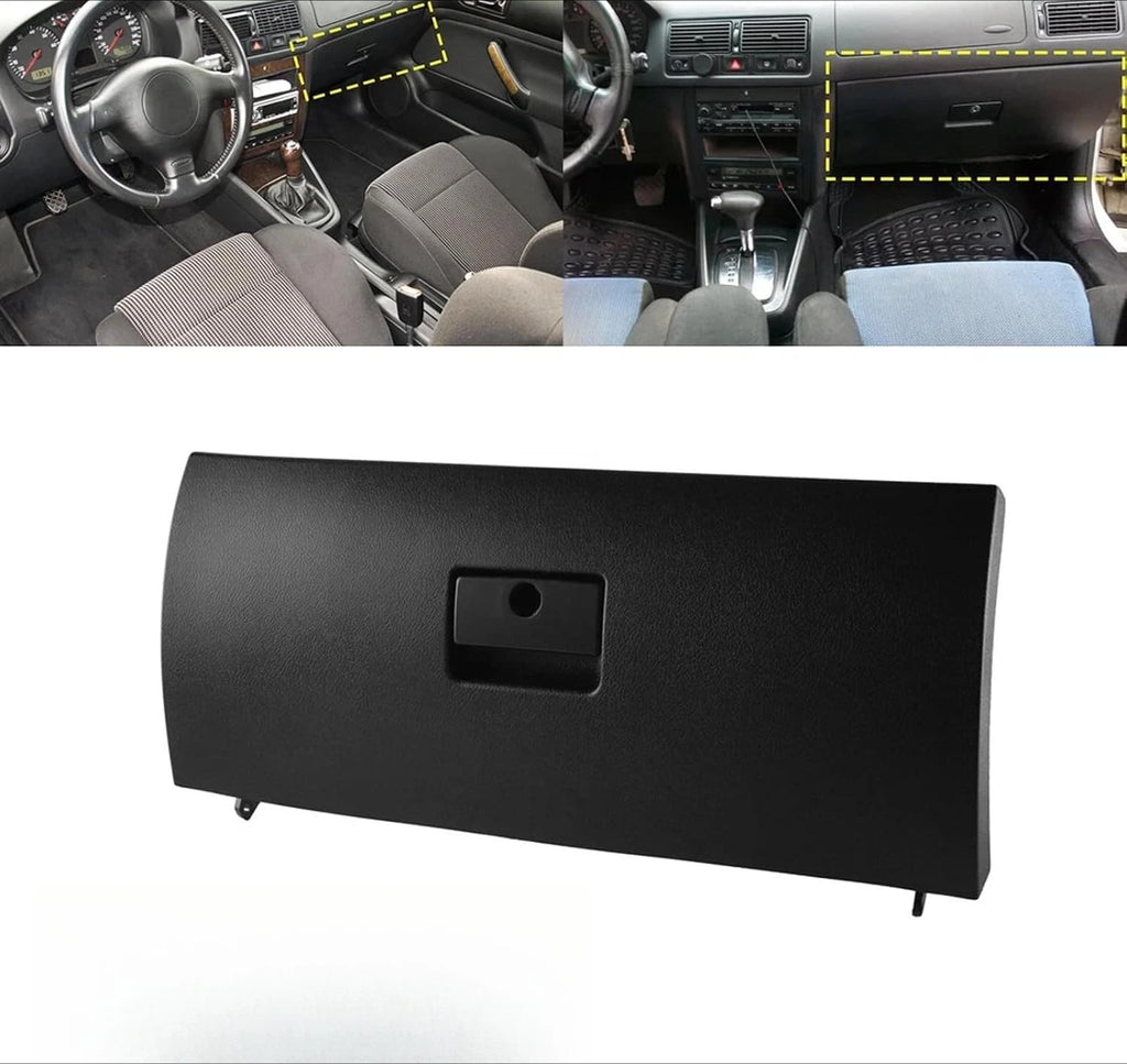 Glove Box Lid Cover for VW Golf Jetta A4 MK4 Bora (1999–2006) Black