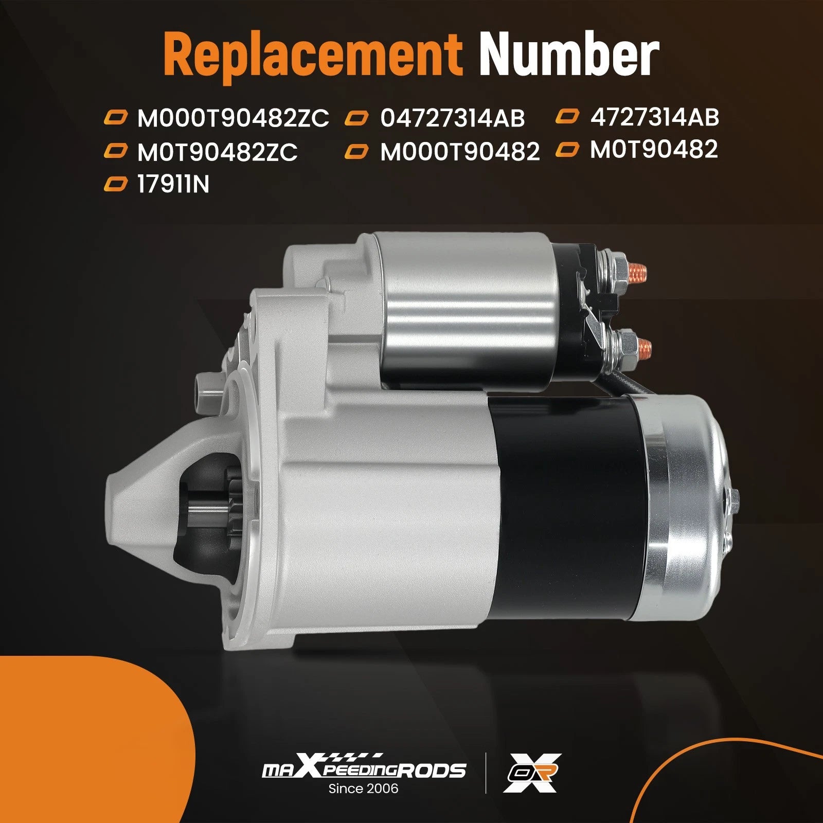 1.2kW PMGR Starter for Dodge Neon L4 2.4L (2003-2005)