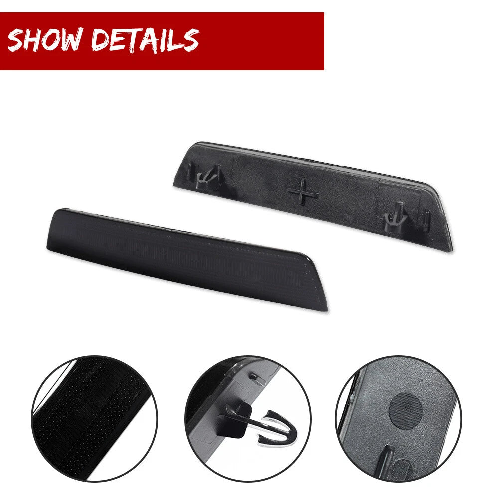 Smoked Lens Rear Bumper Reflector Light Kit for Chevrolet Equinox (2010–2017)