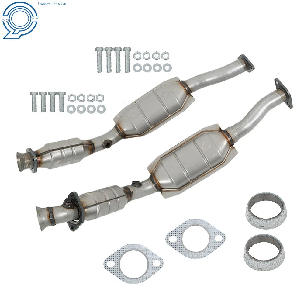 Set of 2 Catalytic Converters for Ford Crown Victoria Mercury Grand Marquis