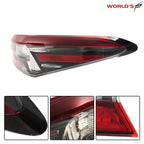 Outer Right Passenger Side Red Halogen Tail Light for Toyota Camry (2021–2022)