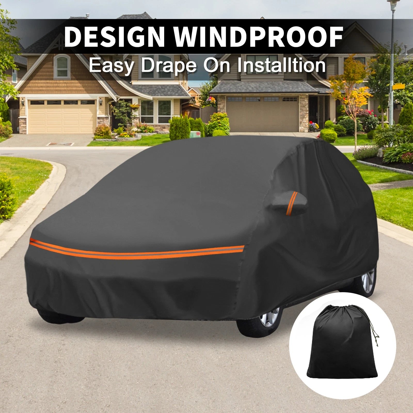 Waterproof Car Cover for Ford C-Max (2003–2019) with Zipper