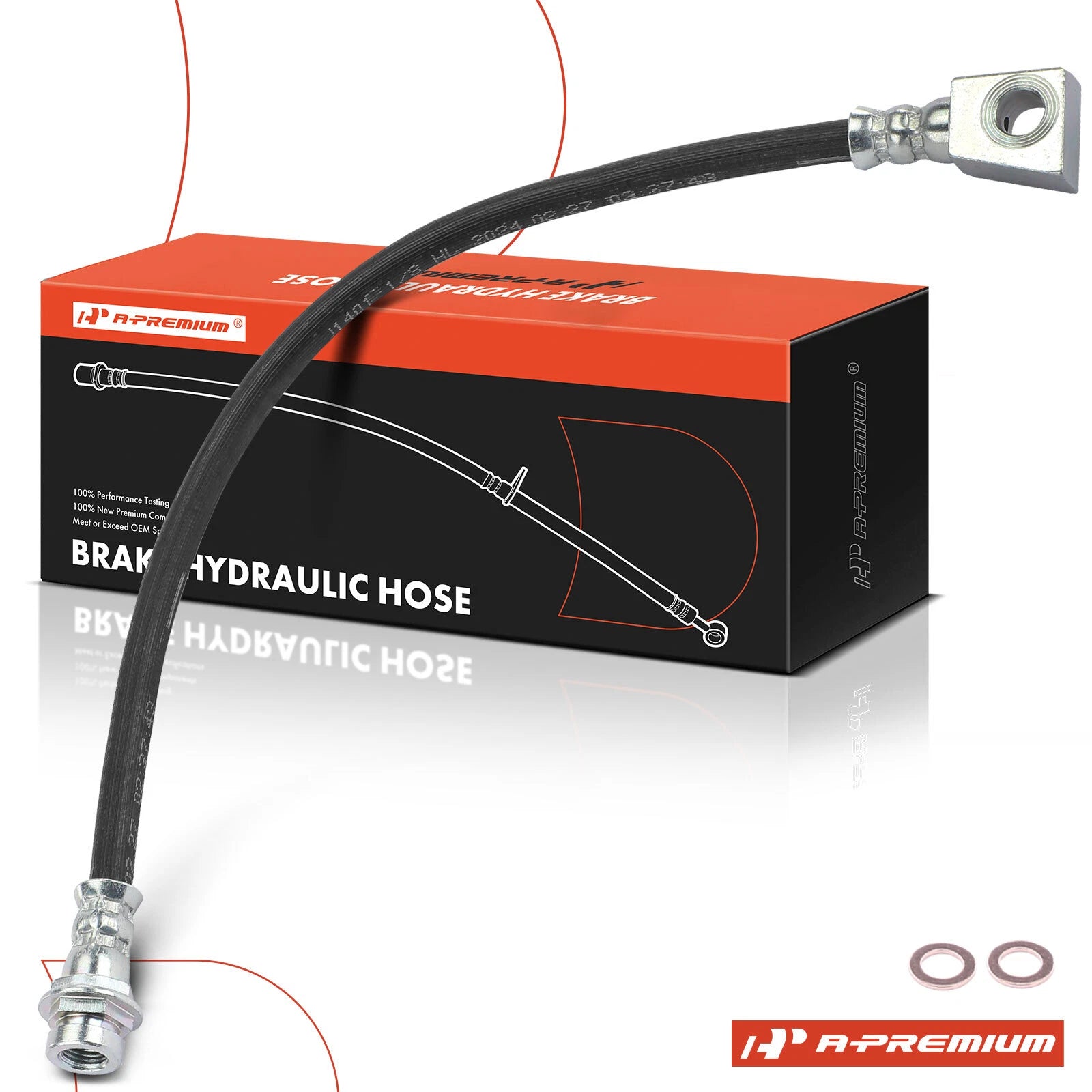 Rear Driver Brake Hydraulic Hose for Jeep Wrangler TJ (2003–2006)
