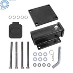 4" Square RV Bumper Receiver Adapter for Hitch Mount Bike Rack