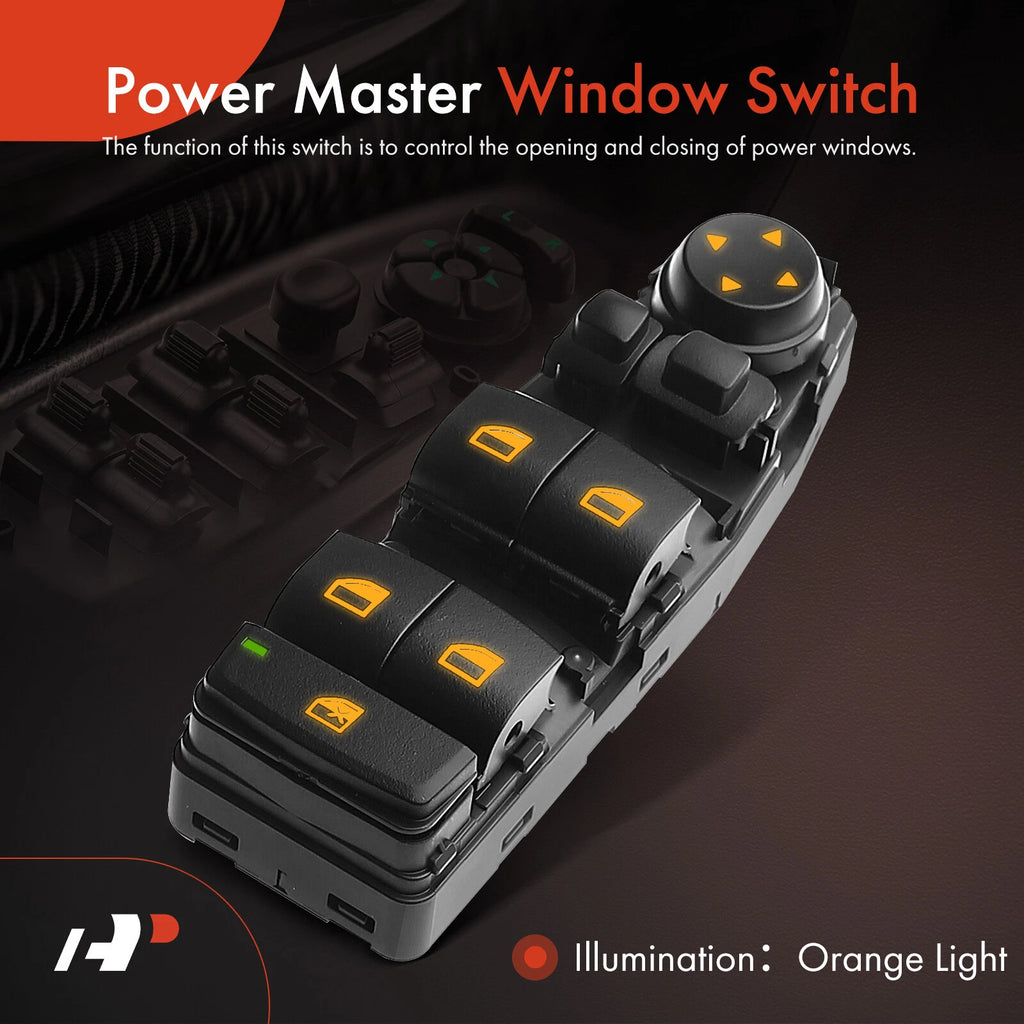 Power Window Switch for BMW 528i 530i 535i 540i 535d X3 M5 (2000–2006)