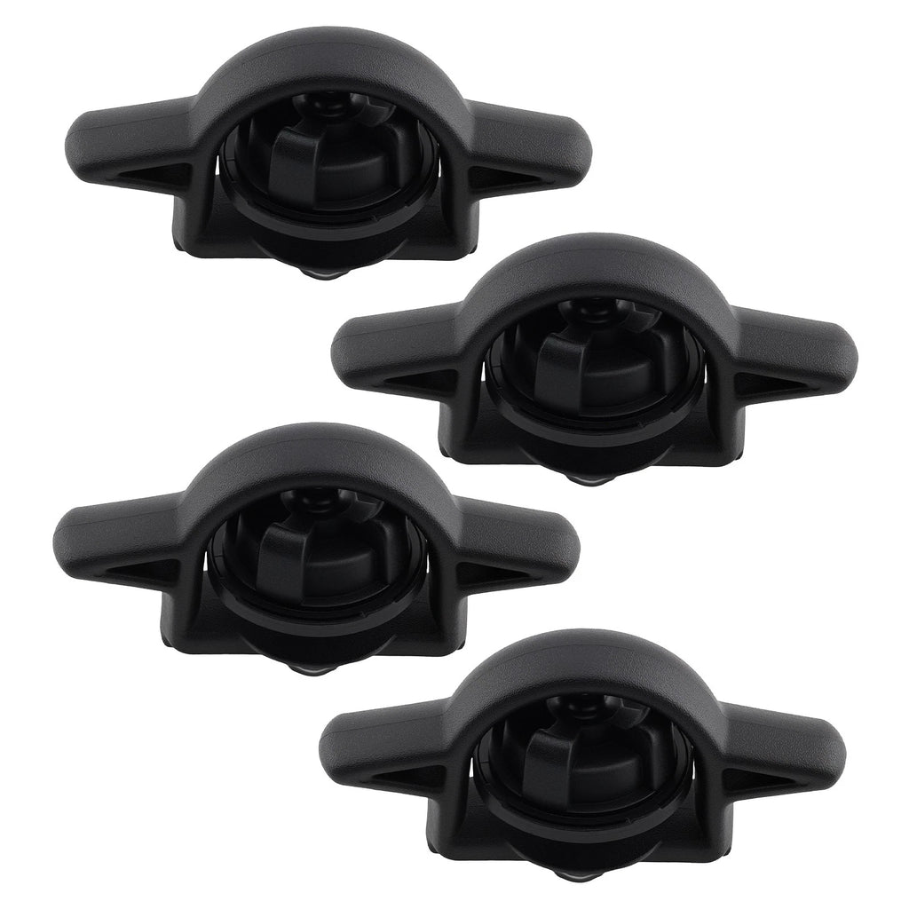 Set of 4 Bed Cargo Anchors for Toyota Tacoma (2005–2020) PT27835111 Black PP