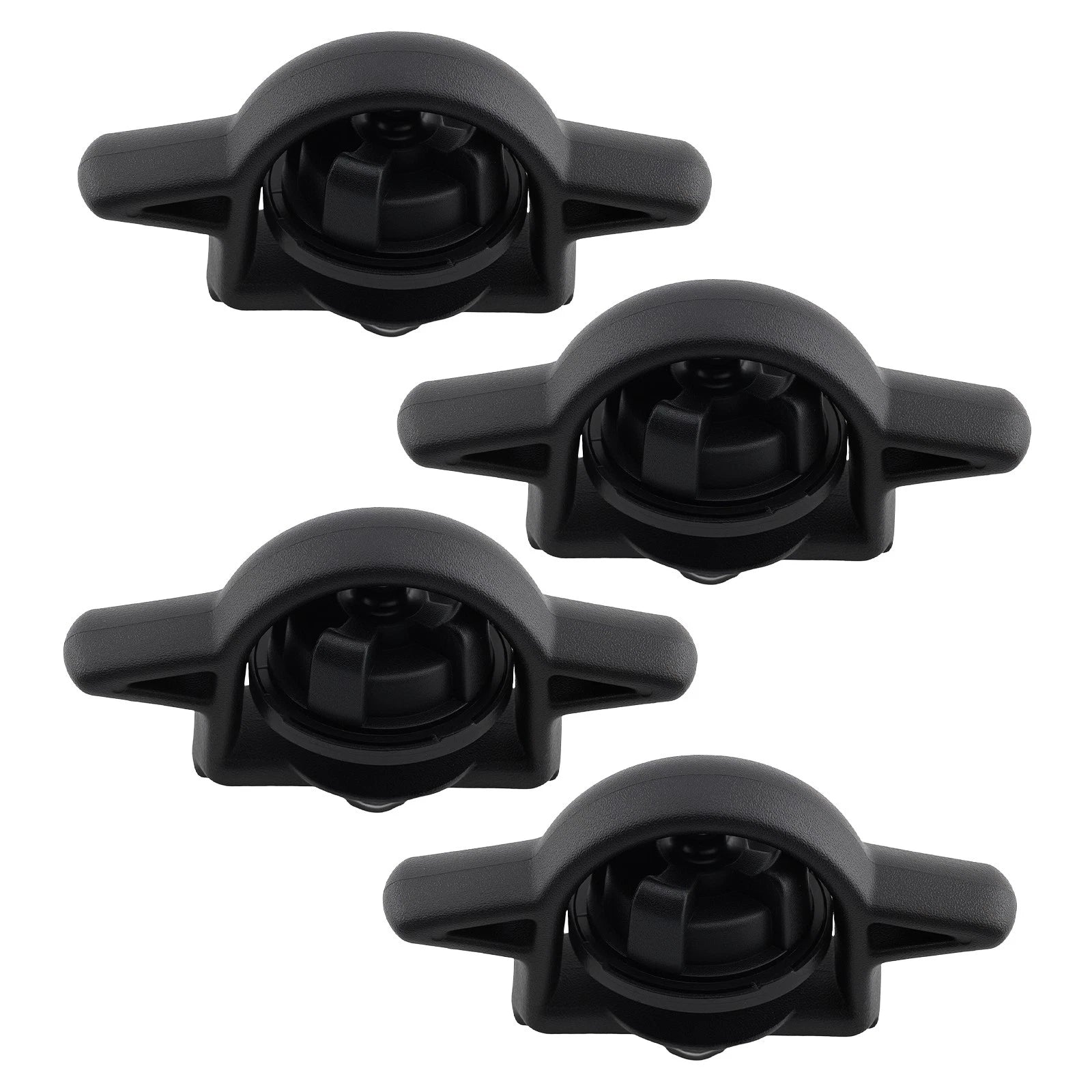 Set of 4 Bed Cargo Anchors for Toyota Tacoma (2005–2020) PT27835111 Black PP